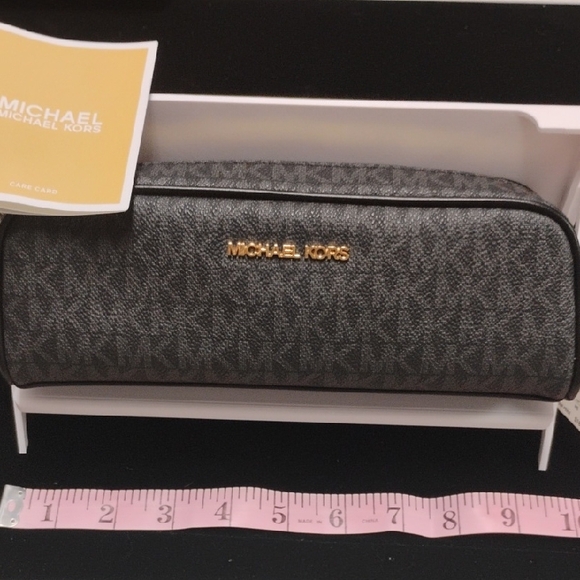 Michael Kors Handbags - Michael Kors Black Monogram Pencil Case